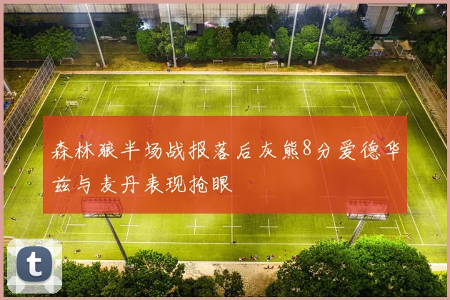 森林狼半场战报落后灰熊8分爱德华兹与麦丹表现抢眼