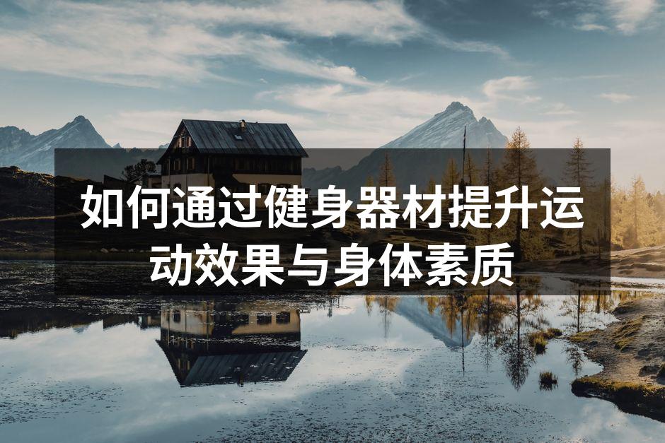 多种健身器材助力你的锻炼